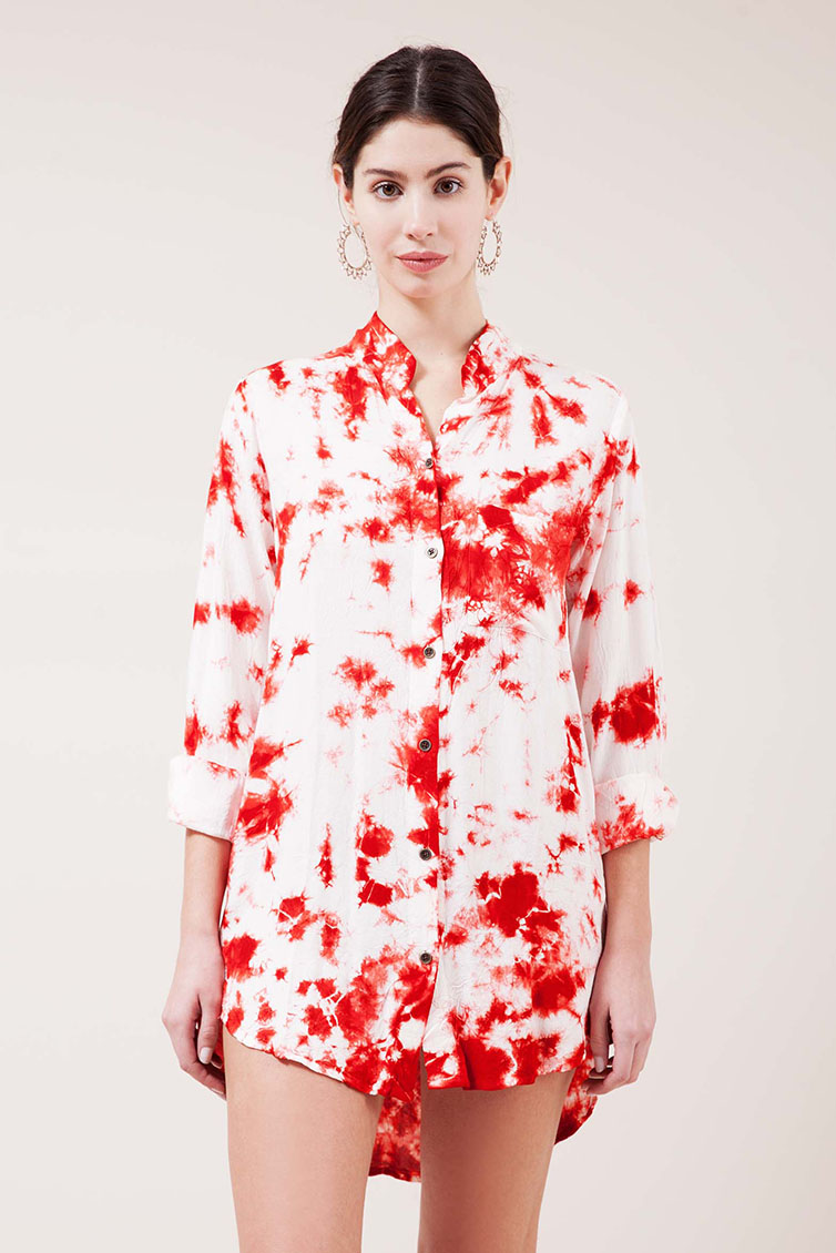 Vestido Camisero Muaré