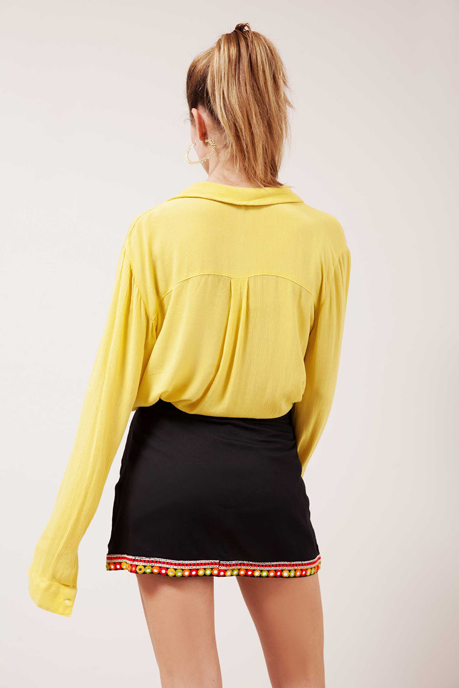 Minifalda Zip Galon